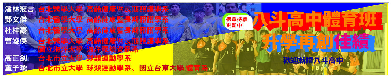 113年體育班榜單  113年體育班榜單